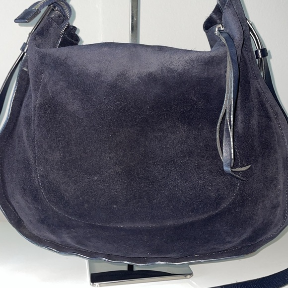 All Saints Mori MD hobo black suede - Picture 5 of 13